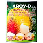 AROY-D, Rambutan & Pineapple in Syrup, 12x565g