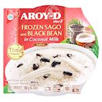 AROY-D, Sago and Black Bean in Coconutmilk  -18°C, 12x180g