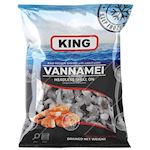 KING, Vannamei Shrimps IQF 16/20 HLSO-EZP 25%, 10x1kg