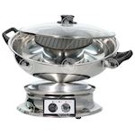 KAILO, Electric Hot Pot with Grill 33cm, 4x1pcs
