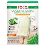 FOCO, Ice Cream Bar Coconut -18°C, 6x(5x80g)
