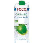 FOCO, **ORGANIC** Coconut Water, 12x1Ltr