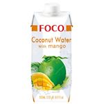 FOCO, Coconut Water with Mango, 12x500ml