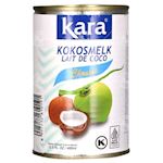 KARA, Coconut Milk CAN 17% Fat, 24x400ml
