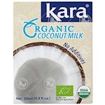 KARA, **ORGANIC** Coconut Milk UHT 17% Fat, 25x200ml