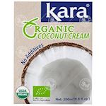 KARA, **ORGANIC** Coconut CREAM UHT 24% Fat, 25x200ml