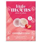 LITTLE MOONS, Mochi Strawberry & Cream  -18°C, 10x192g
