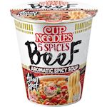 NISSIN, Cup Noodle 5 Spices Beef, 8x64g