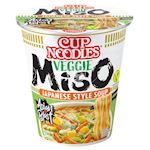 NISSIN, Cup Noodle Veggie Miso, 8x67g