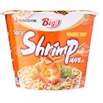 NONG SHIM, Instant BIG Bowl Soup Shrimp Noodle, 16x115g
