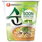 NONG SHIM, Instant Noodle Cup Soon Veggie Ramyun, 12x67g