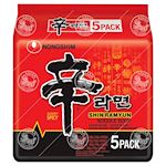 NONG SHIM, Instant Noodle Multi Pack Shin Ramyun, 8x(5x120g)