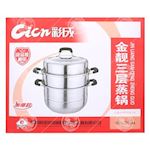 NF, Stainless Steel Steamer 3 Layers 26cm, 4x1pcs
