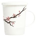 ROYAL-TEA, Tea-Mug 300ml with Filter Blossom, 1x1pc