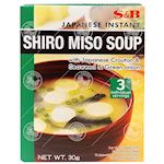 S&B, Instant Shiro-Miso Soup 3-Portions, 6x30g