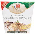 THAI DELIGHT, Cooked Rice Green Curry, 6x330g
