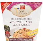 THAI DELIGHT, Sweet & Sour Sauce Hokkien Noodles, 6x330g